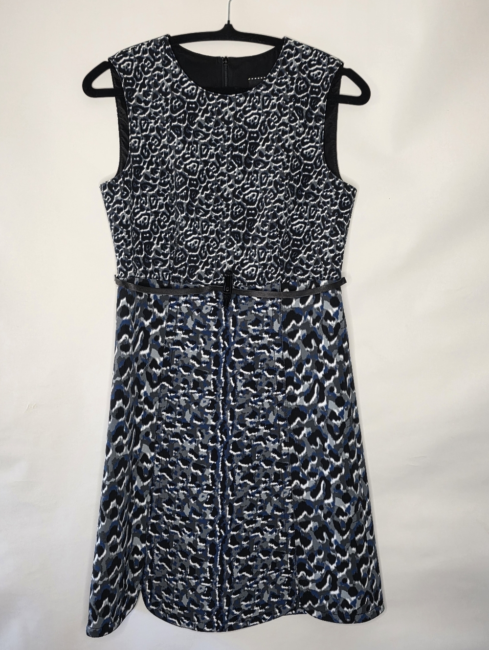 Longchamp Sleeveless Sheath Dress‎ Size 36/ US 4 Mixed Print Structured Office